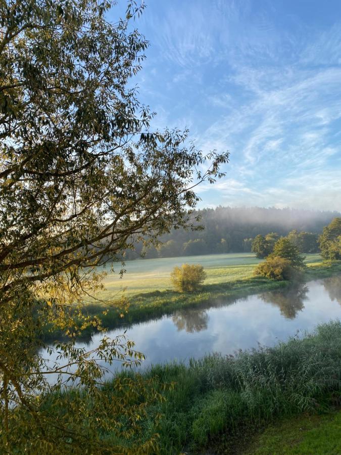 Idyllische Ferienwohnungen In Mossendorf Blick Zur Naab Burglengenfeld Exteriör bild